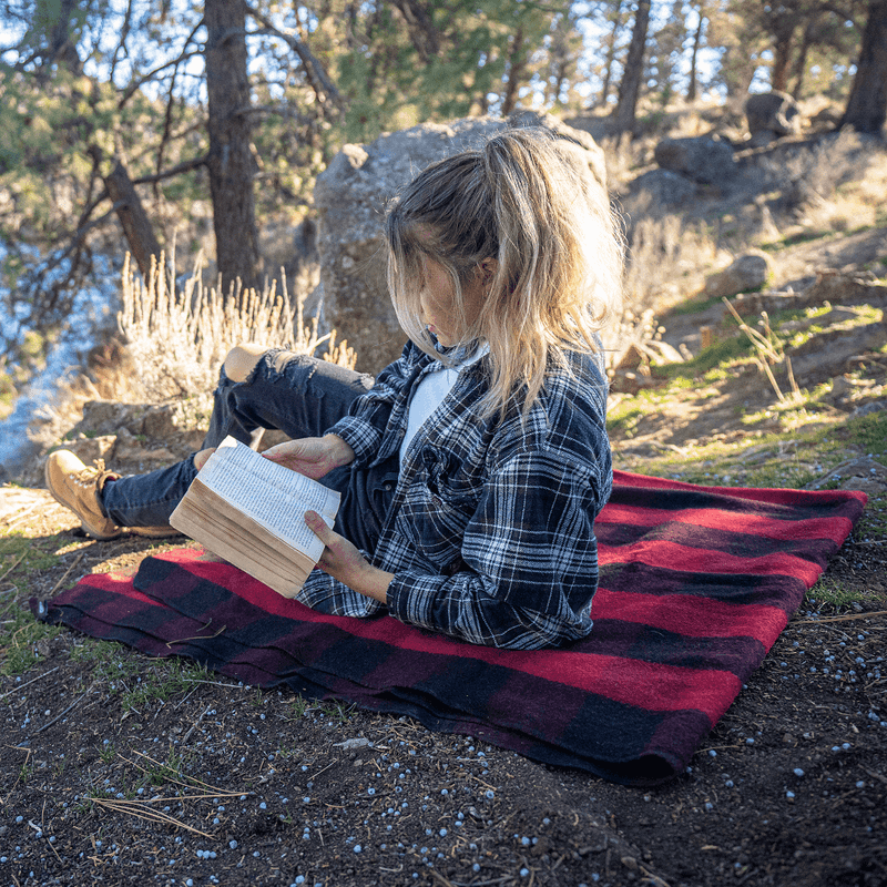 Wool Blanket Shawl