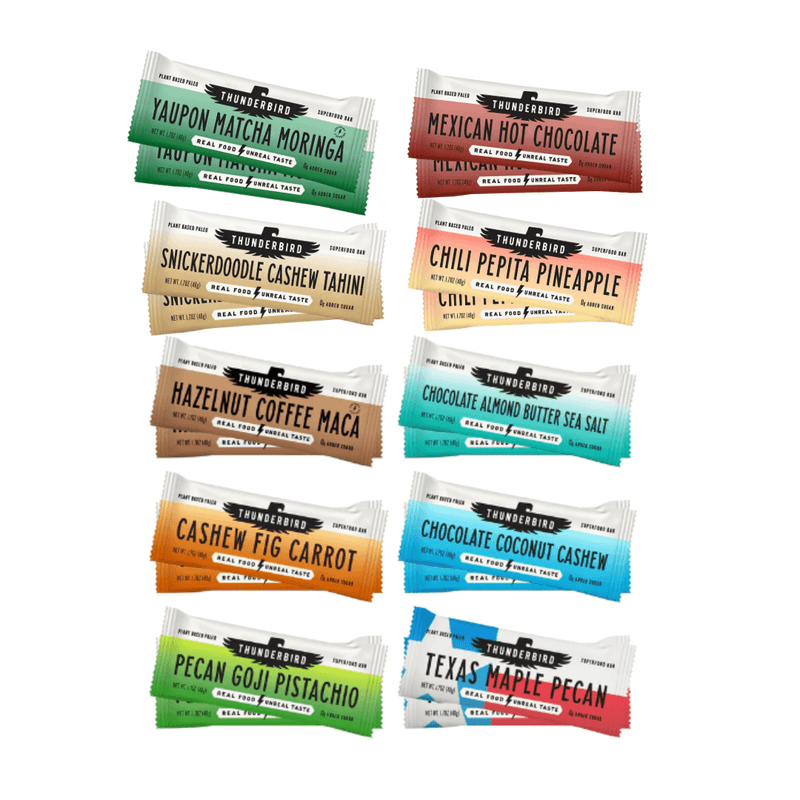 Thunderbird Real Food Bar – No-added-sugar option