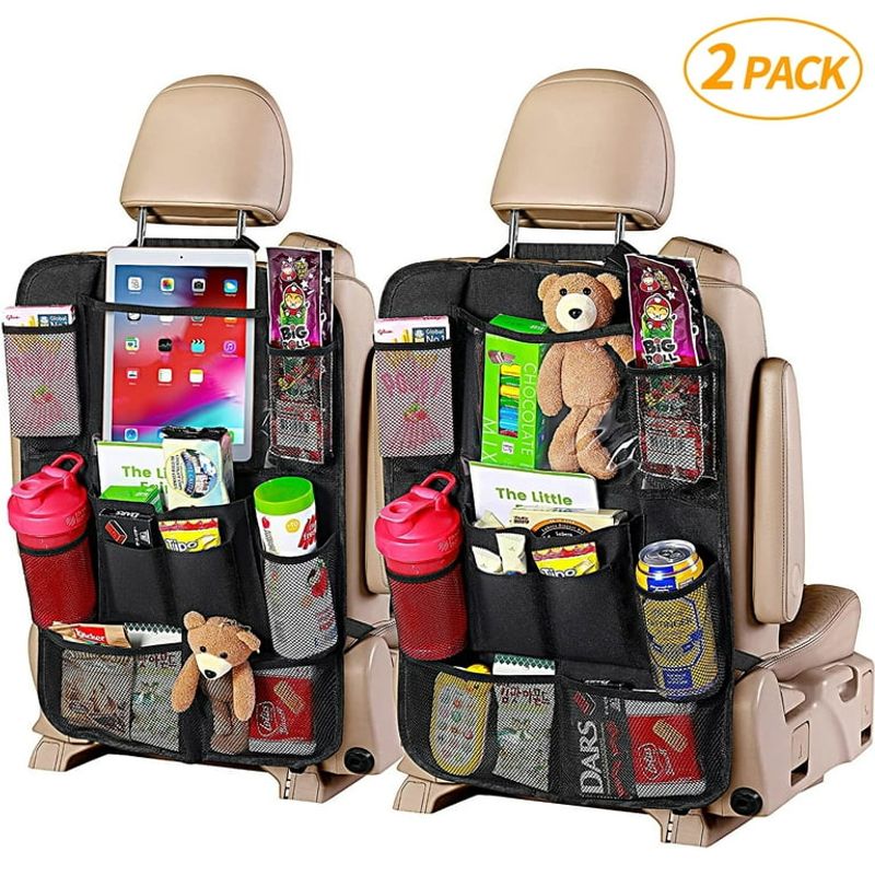 Install Backseat Organizers for Easy Access