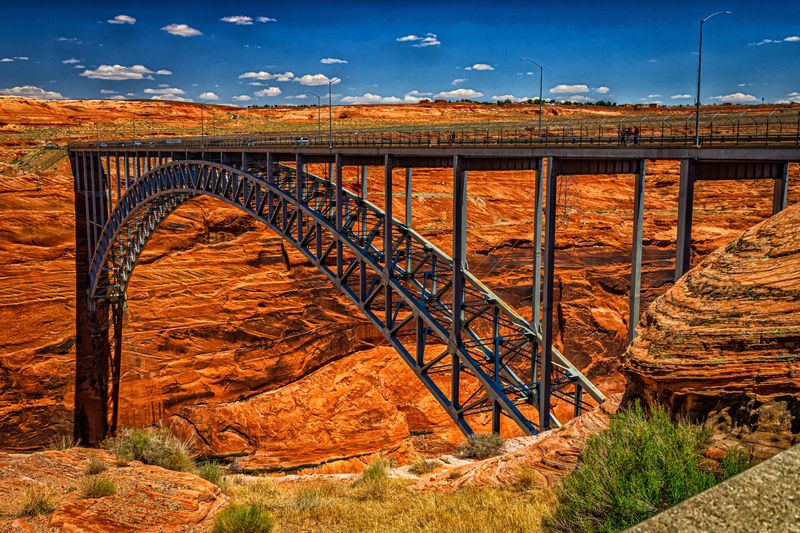 Glen Canyon Dam Bridge Walk (US-89 at the dam)