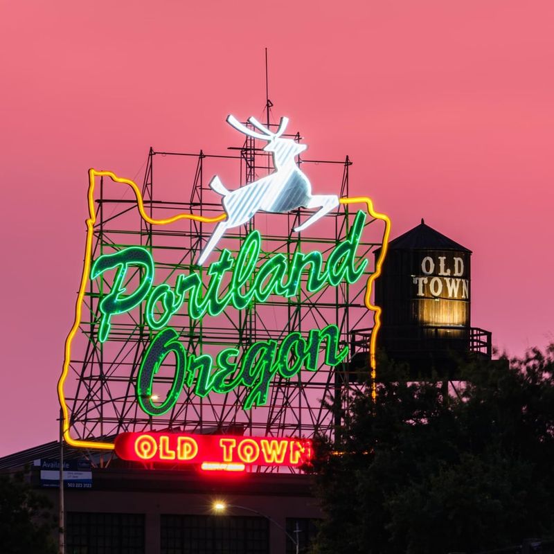 White Stag Sign (Portland, Oregon)