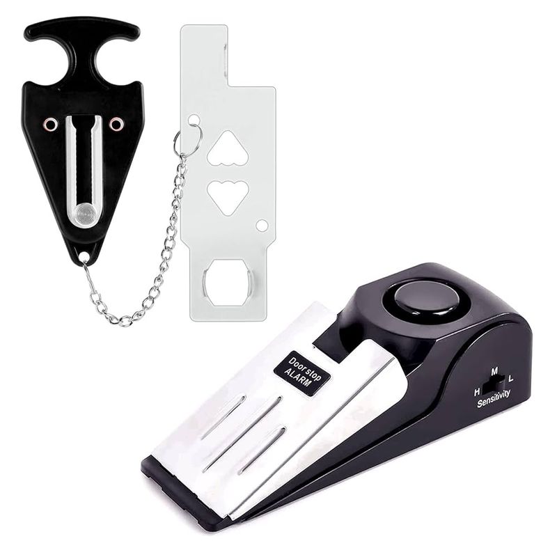 Portable Door Lock / Door Stop Alarm