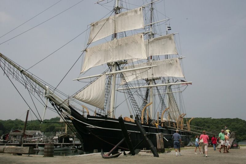 Visit Mystic Seaport Museum (and step aboard the Charles W. Morgan)
