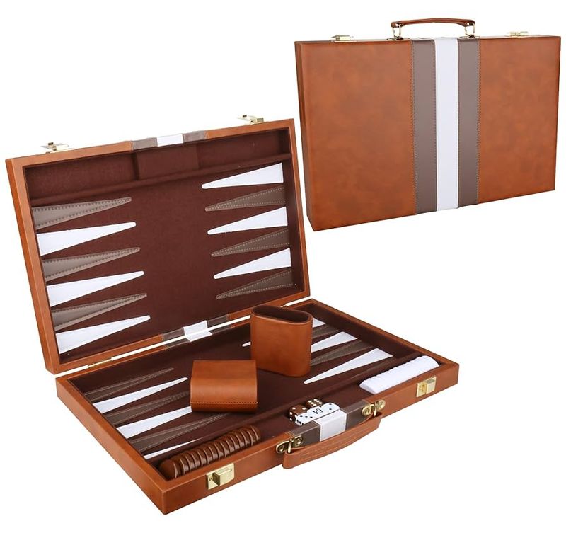 Backgammon Travel Set: Ancient Strategy on the Go