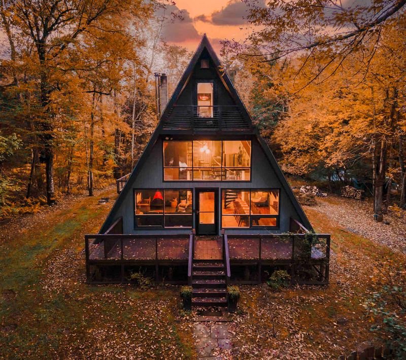 Catskills A-Frame Cabin – New York