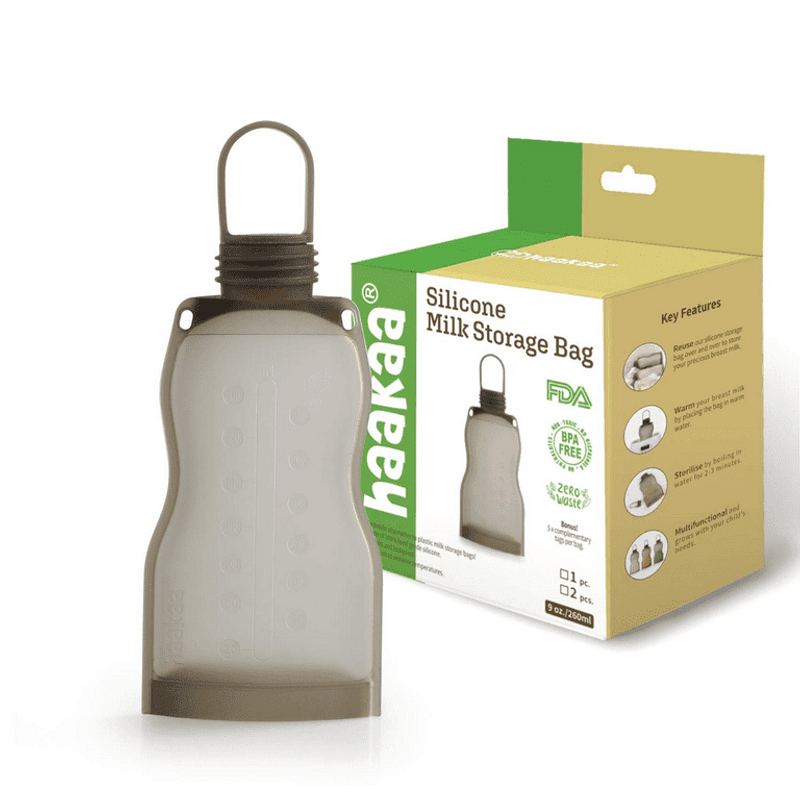 Haakaa Silicone Milk Storage Bag (Baby-Safe, Reusable)
