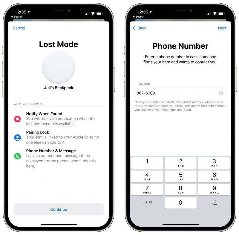 Lost Mode helps a stranger return your bag