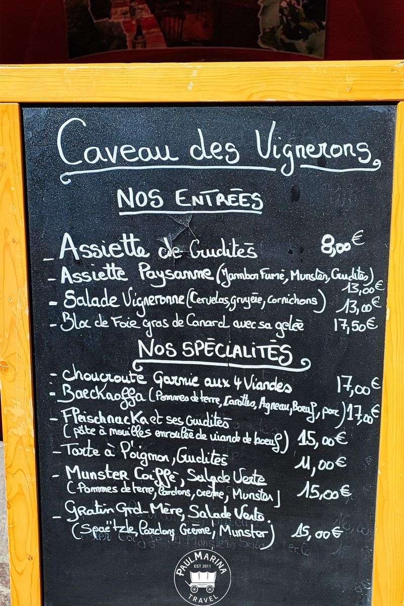 Check the Menu and Fees Before You Sit