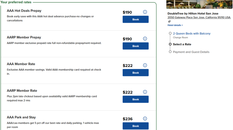 AAA/CAA Discounts Without Membership