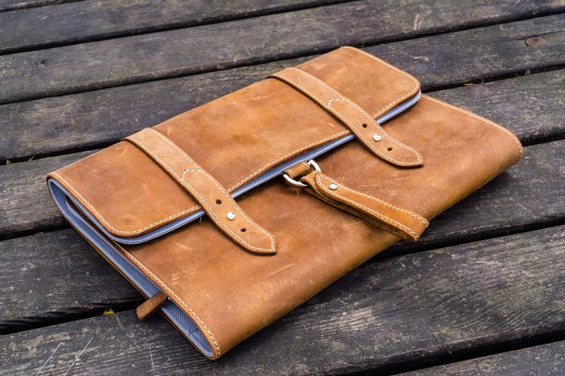 Canvas and Leather Toiletry Kits