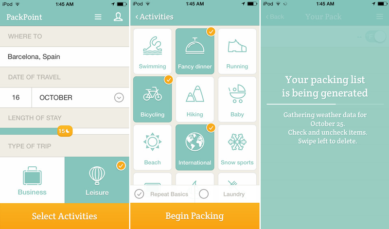 PackPoint - Smart Packing Lists