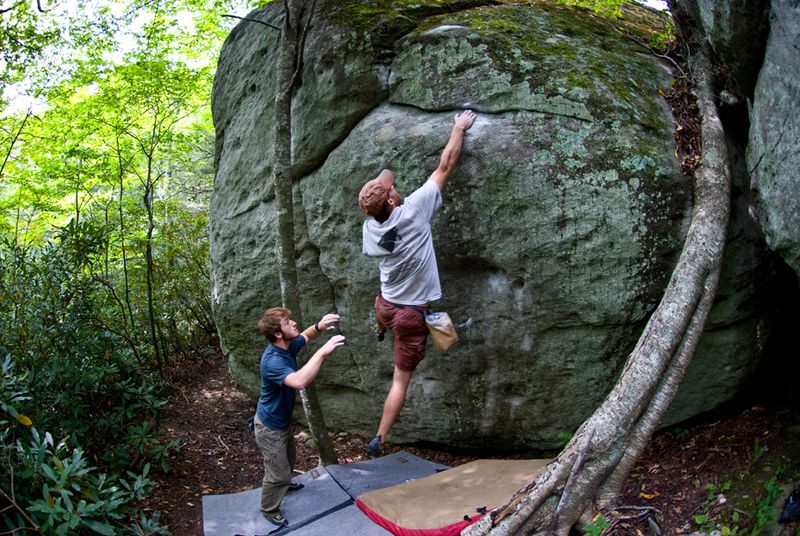 Boulder Paradise Beneath Grandfather Mountain