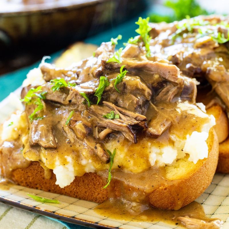 Hot Beef Sandwich