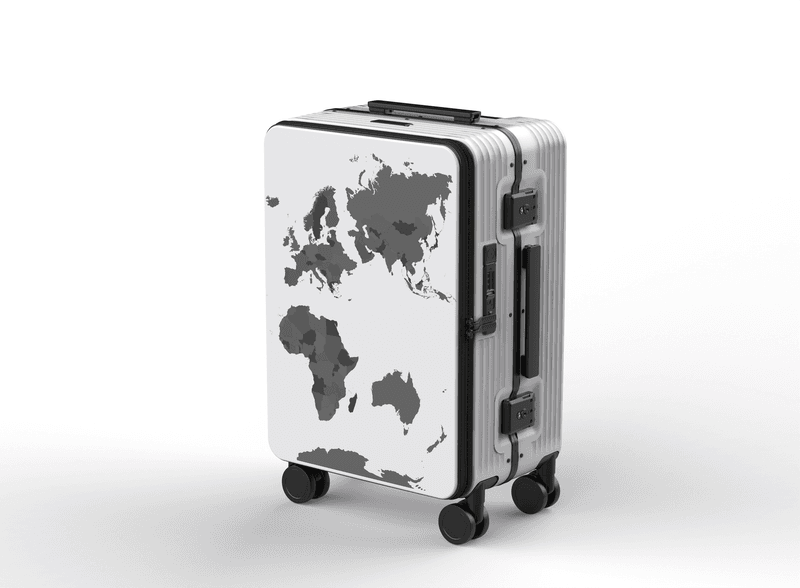 TRVLD All-In-One Aluminum Carry-On: Office On Wheels