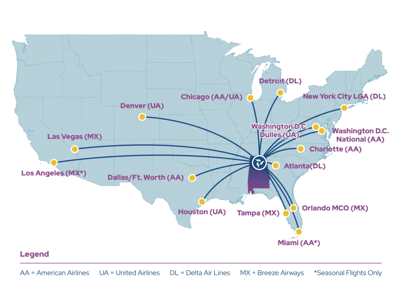 Dependable Flight Connections Nationwide
