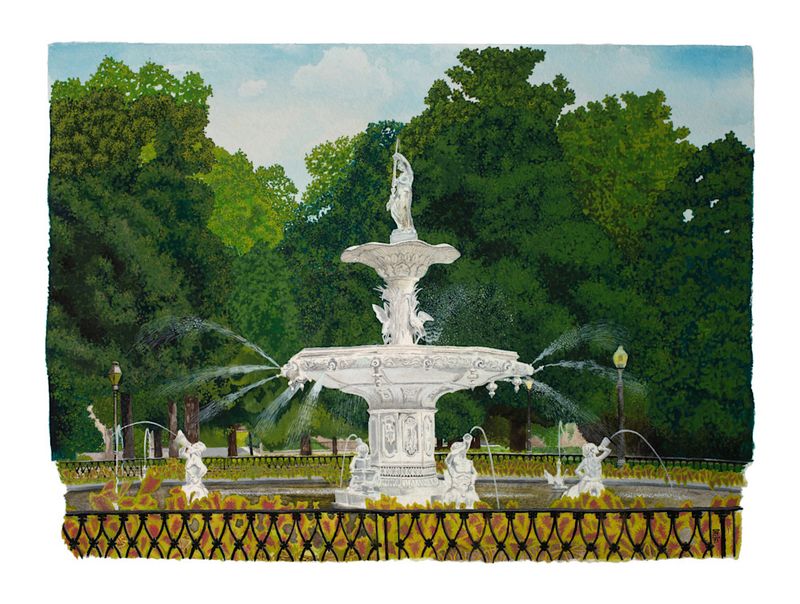 Forsyth Park & Forsyth Park Fountain