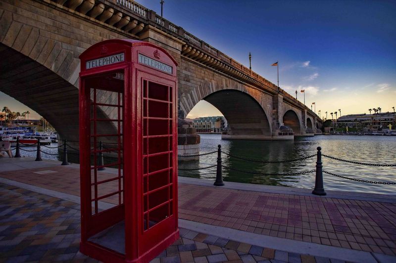 Cities hosting historic telephone boxes (e.g., Lake Havasu City, Westminster MD)