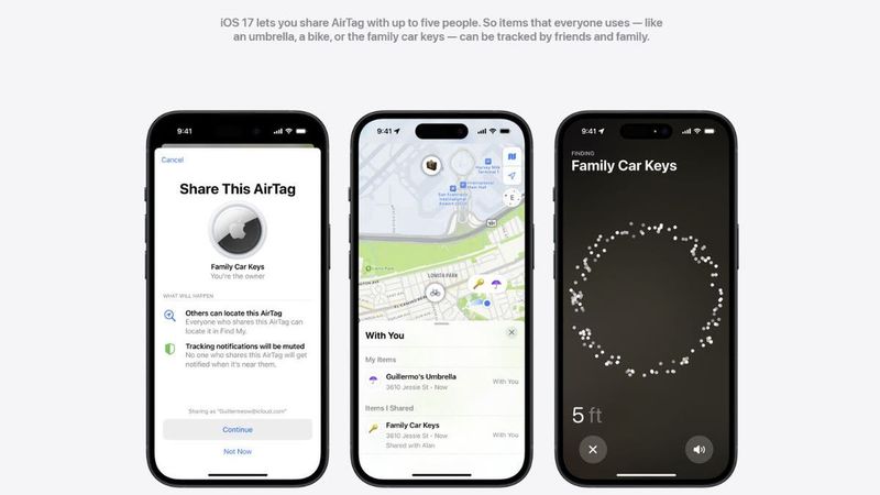 Traveling together? Share tracking with your crew
