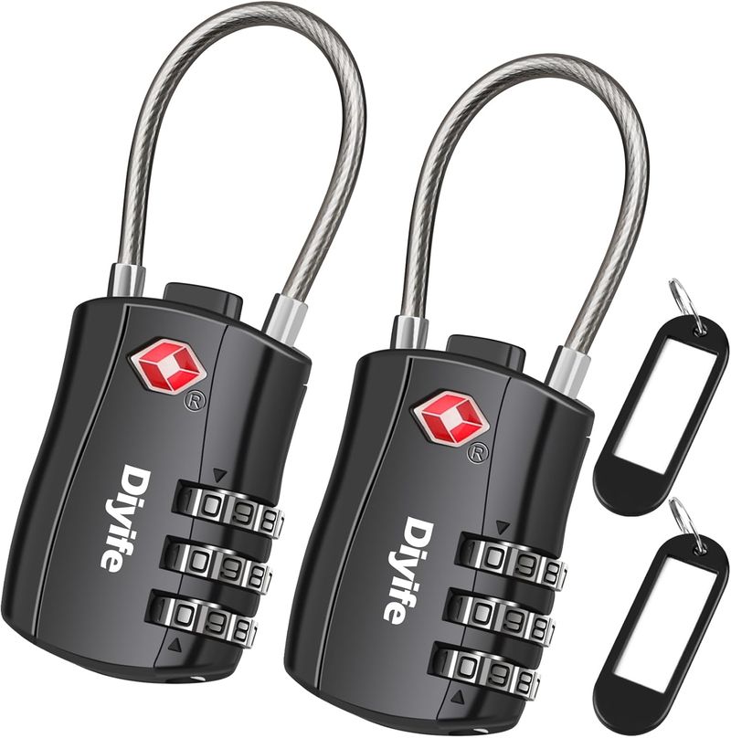 Diyife TSA Cable Locks
