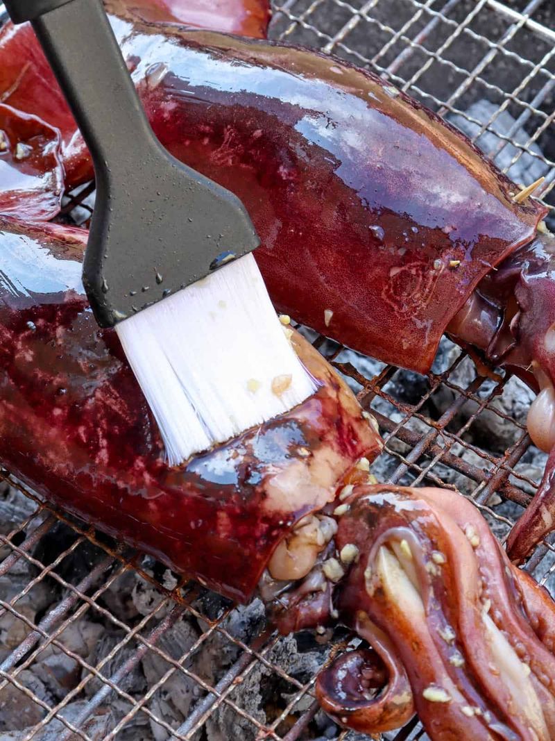 Inihaw na Pusit (Grilled Squid)