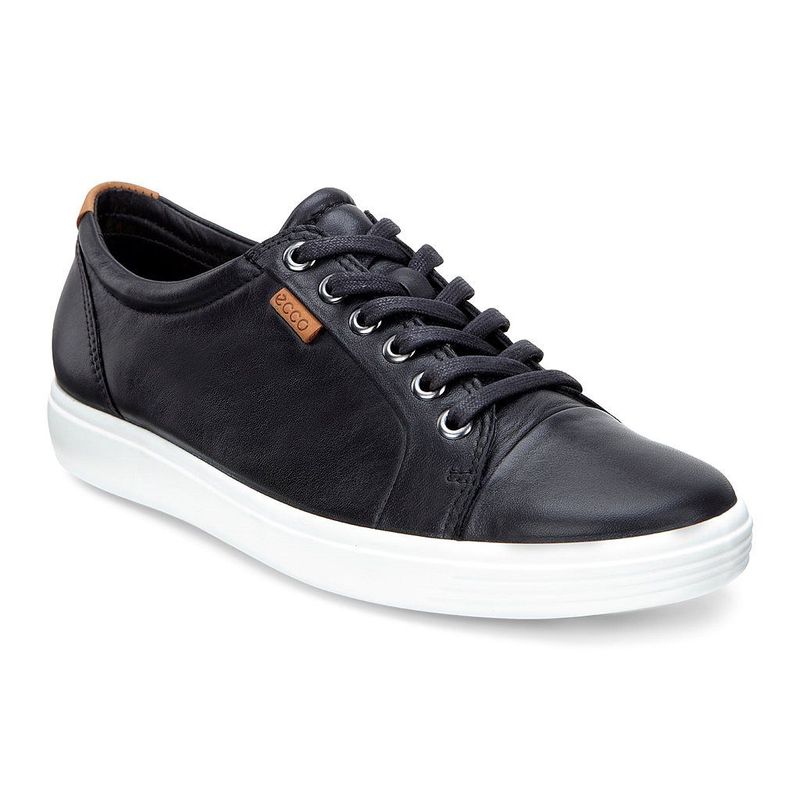 ECCO Soft 7 — dress-casual leather sneaker that's actually supportive