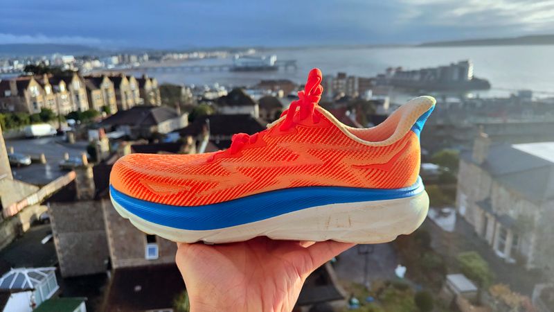 HOKA Clifton 9 — plush miles for long port days (APMA-accepted)