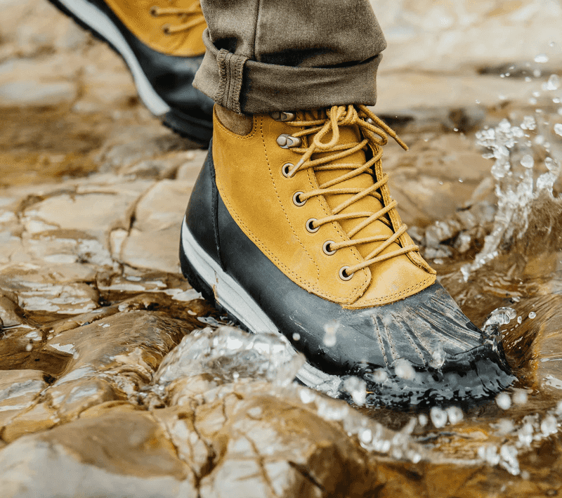 Water-Resistant Leather Travel Boots
