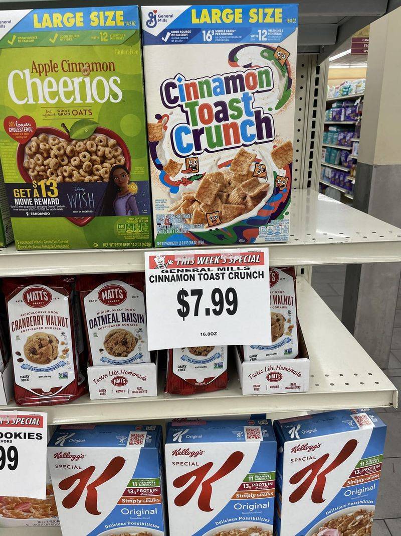 Name-brand cereals