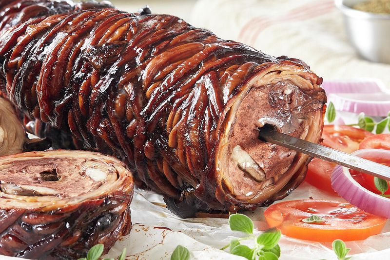 Kokoretsi (Grilled Offal Skewers)