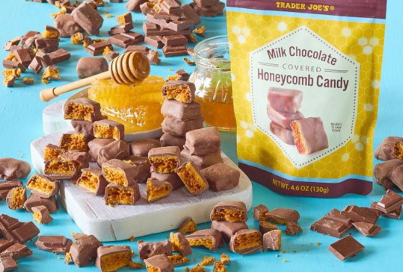 Milk Chocolate-Covered Honeycomb Candy