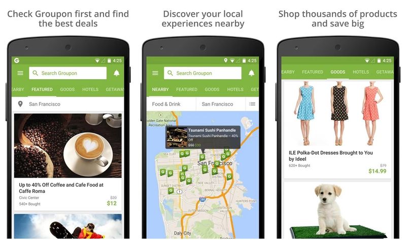 Groupon — Local deals for activities & dining
