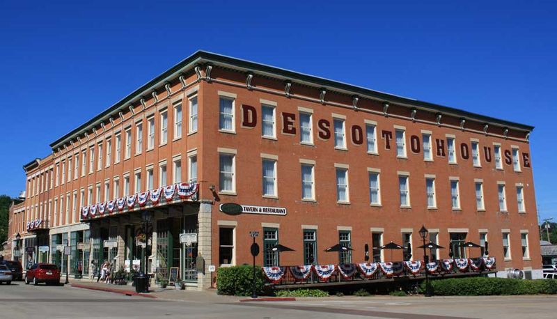 Stay in history at the DeSoto House Hotel