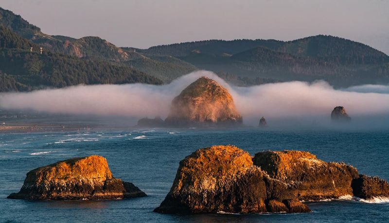 Haystack Rock Views – One of the best vantage points to see Oregon's iconic Haystack Rock from a distance