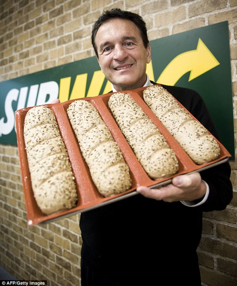 Subway Azodicarbonamide-conditioned Bread