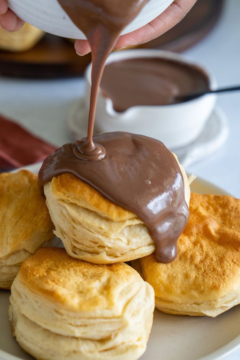 Biscuits & Chocolate Gravy