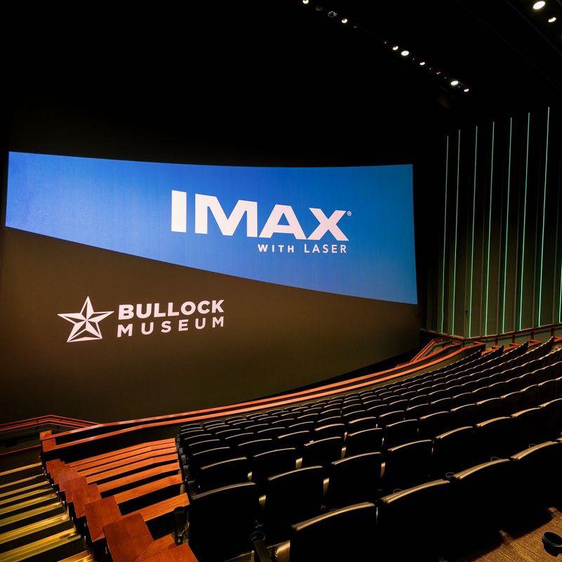 Catch a movie on Texas's biggest IMAX screen at the Bullock Museum