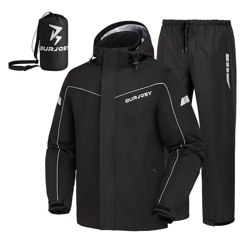 Burjosy Packable Rain Suit
