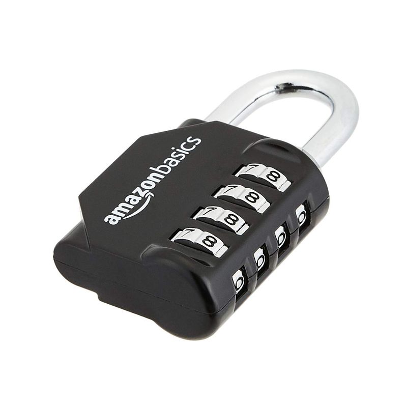 Amazon Basics 4-Digit Combination Padlock
