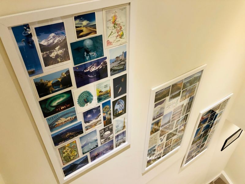 Postcards as Framed Art