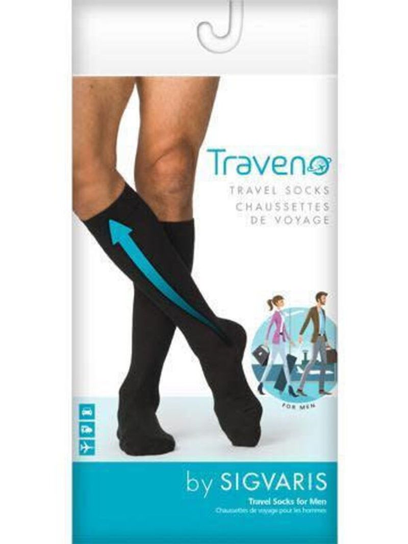 SIGVARIS Traveno Travel Socks (15–20 mmHg) — Travel-specific, soft feel