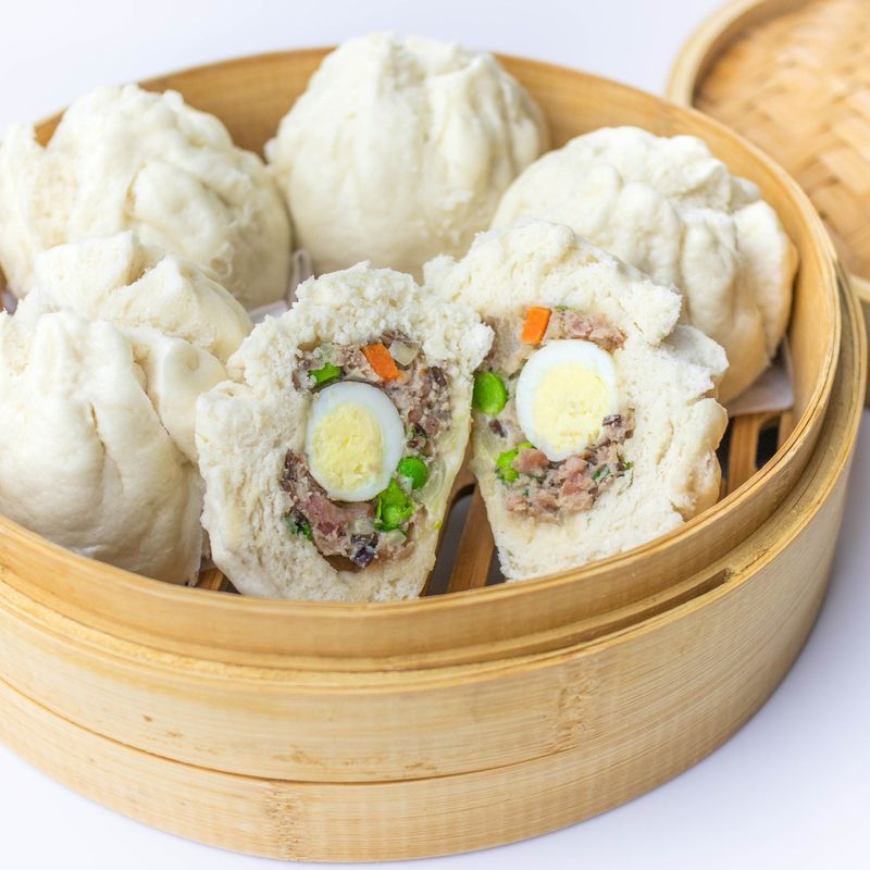 Banh Bao (Steamed Pork Buns)