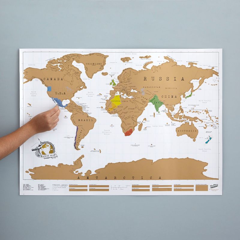 Scratch-Off Travel Map