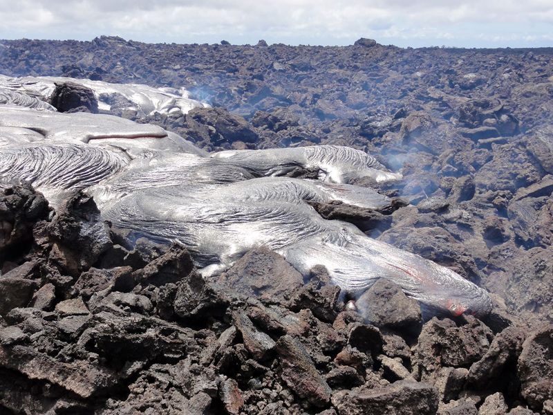 Feel Two Different Lava Types Under Your Feet