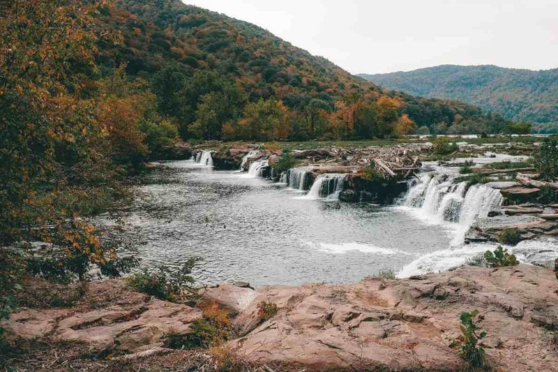 Sandstone Falls Overlook — New River Gorge National Park