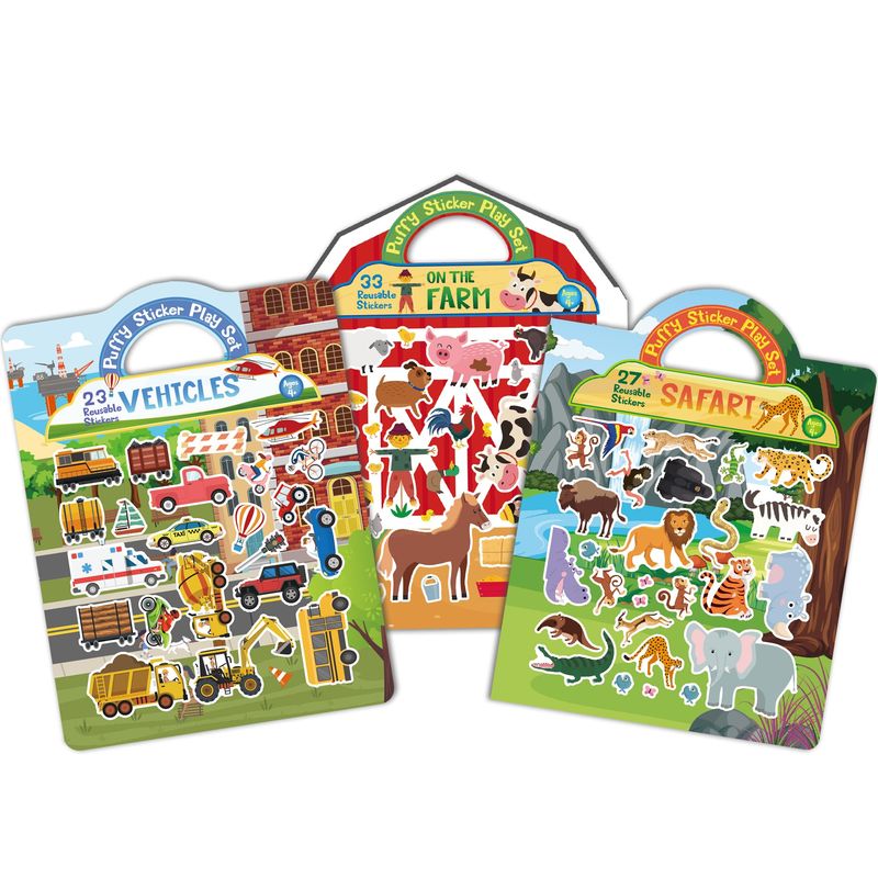 Activity Sticker & Puzzle Books