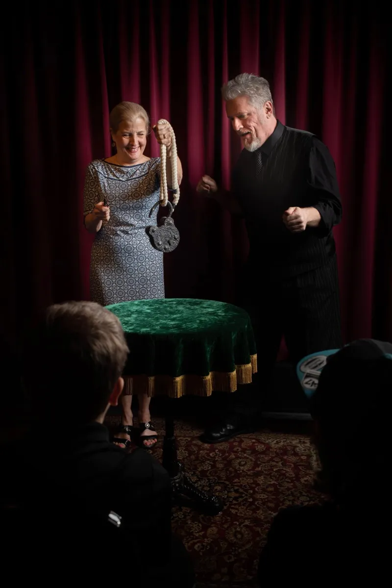 Intimate evening shows and date-night dining