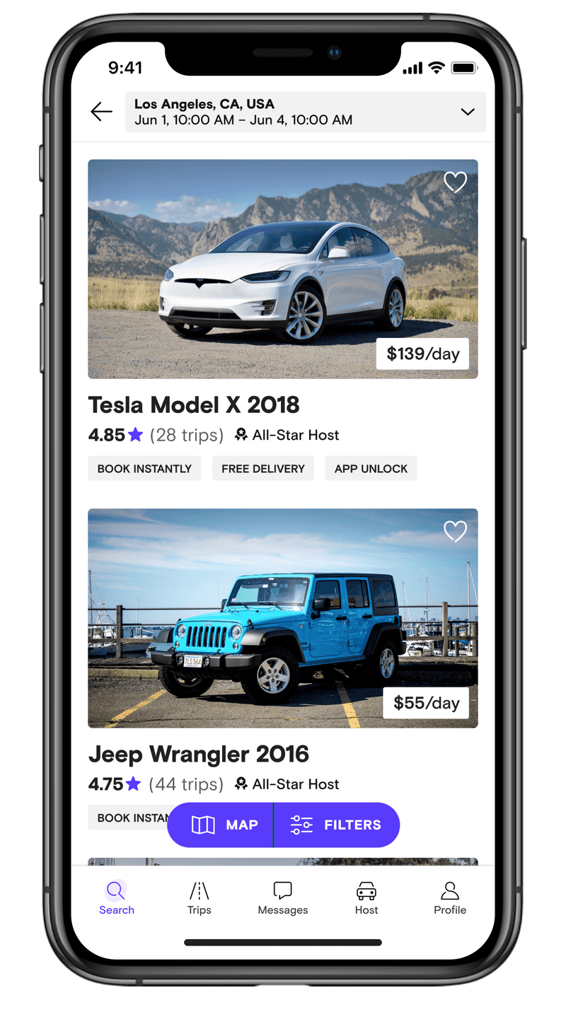 Turo — Peer-to-peer car rentals