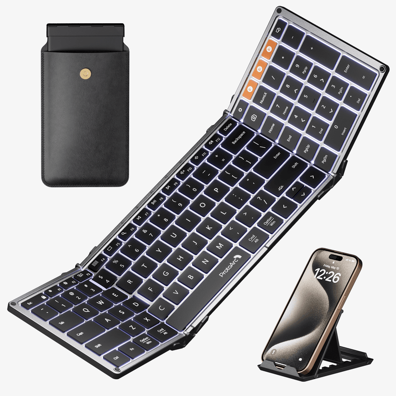 Foldable or slim travel keyboard for tablets/phones