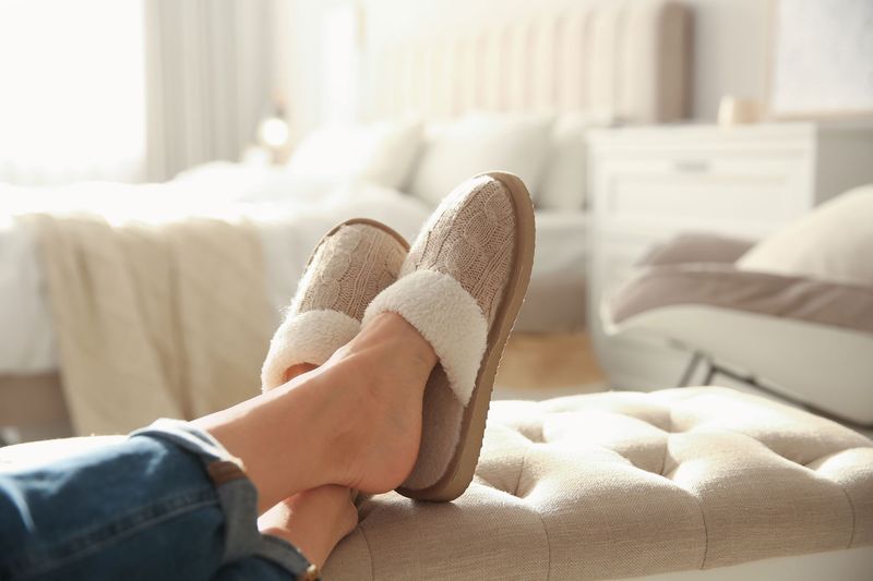 Bring Cozy Slippers or Warm Socks
