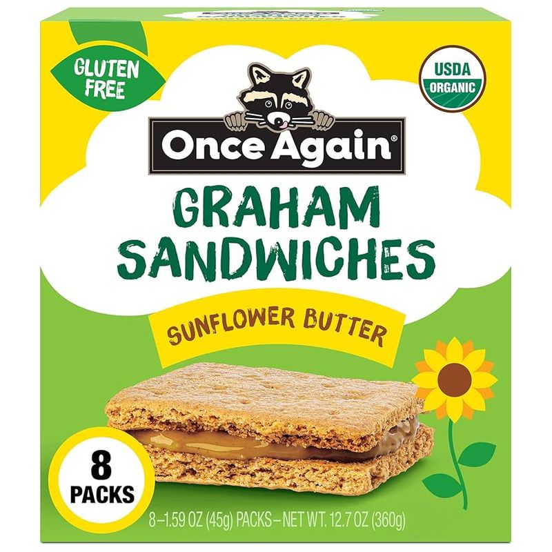 Nut-butter squeeze packs + 100% whole-grain crackers